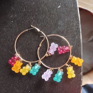 Gummy Bear Hoop Earrings